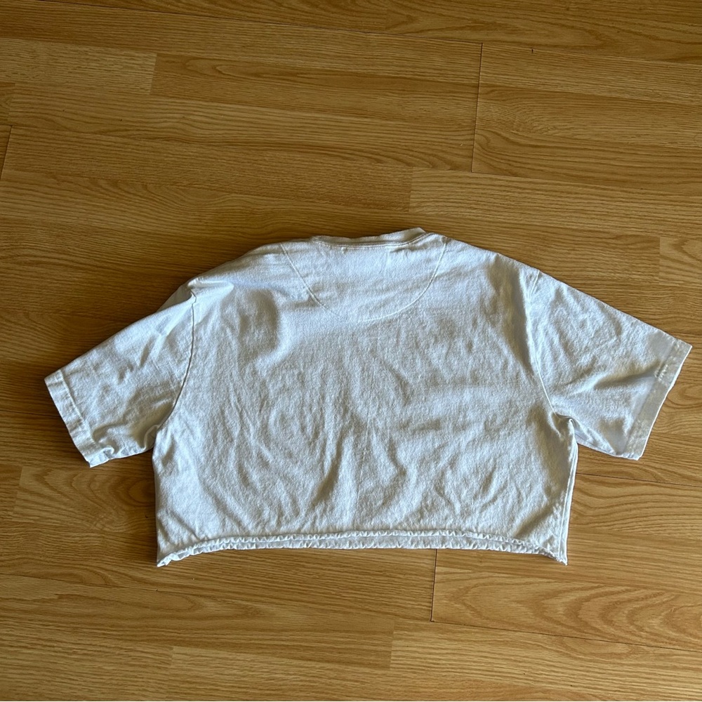 OVO x University of Toronto Cropped White Logo T-Shirt Small - Picture 6 of 6